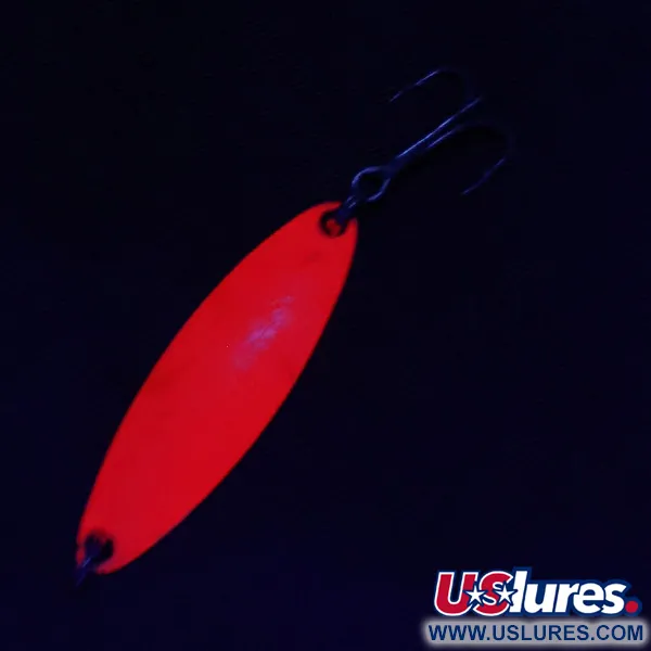 Luhr Jensen Needlefish 1 UV (світиться в ультрафіолеті), білий перли/Hot pink UV, 2 г, блесна коливалка (колебалка) #23033
