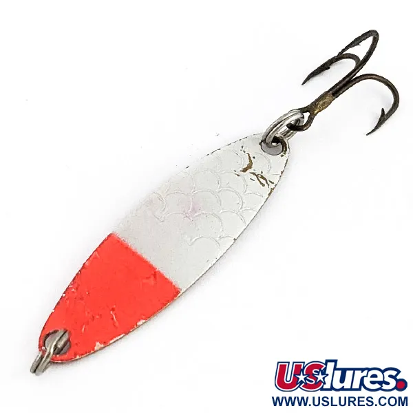 Luhr Jensen Needlefish 1 UV (світиться в ультрафіолеті), білий перли/Hot pink UVбелый жемчуг/Hot pink UV, 2 г, блесна коливалка (колебалка) #23035