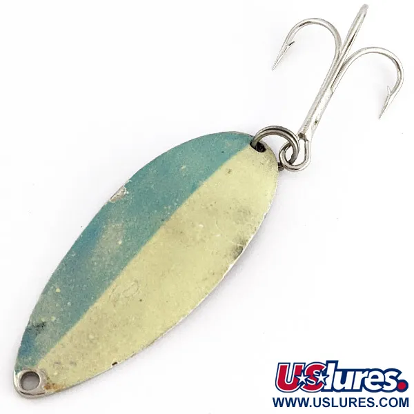 Seneca Little Cleo (Hula Girl) світиться в темряві, нікель/білий/блакитний Glow - світиться у темряві, 21 г, блесна коливалка (колебалка) #23040