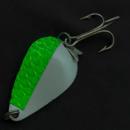 Acme K.O. Wobbler, білий перли/зелений, 21 г, блесна коливалка (колебалка) #23056