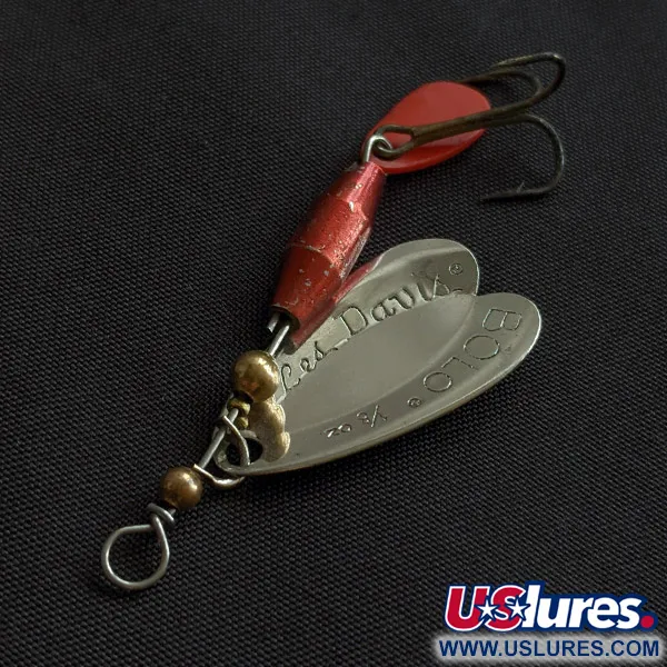 Les Davis Bolo, нікель, 4,5 г, блешня оберталка (вертушка) #23084