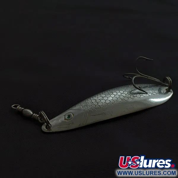  Sølvkroken Storlaksen, silver, 10 г, блесна коливалка (колебалка) #23107