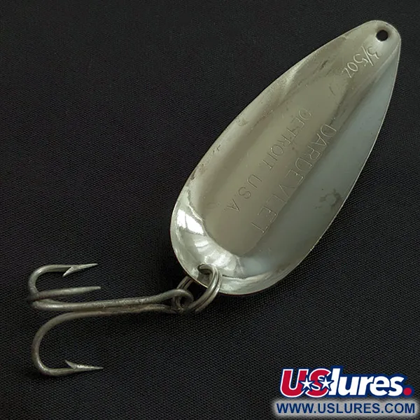 Eppinger Dardevle Dardevlet, нікель, 21 г, блесна коливалка (колебалка) #23110