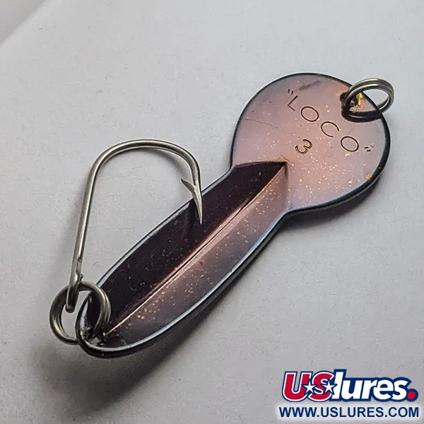 Luhr Jensen Loco 3, Black/holo, 17 г, блесна коливалка (колебалка) #23132