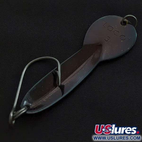 Luhr Jensen Loco 3, Black/holo, 17 г, блесна коливалка (колебалка) #23132