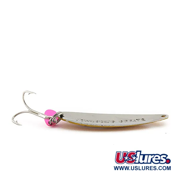  Johnson Sprite, нікель/жовтий/білий, 10 г, блесна коливалка (колебалка) #23136