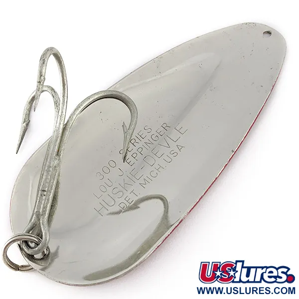  Lou J. Eppinger Dardevle 300 Series Huskie Devle, Red Devle, 91 г, блесна коливалка (колебалка) #23147