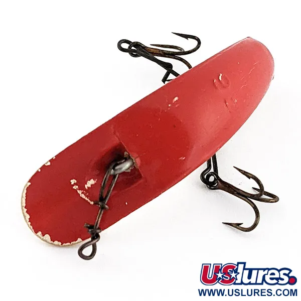 Yakima Bait Worden Flatfish F6, білий/червоний, 3 г, воблер #23150