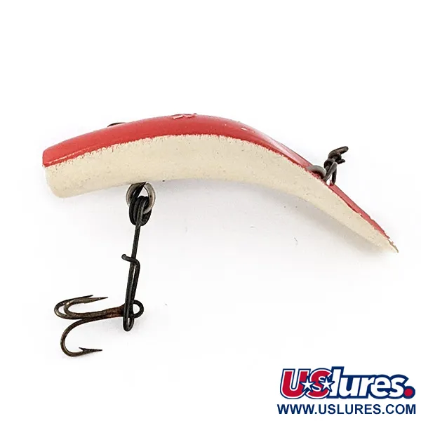 Yakima Bait Worden Flatfish F6, білий/червоний, 3 г, воблер #23150