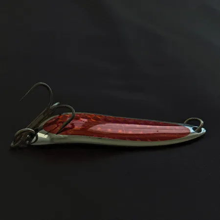 Luhr Jensen Krocodile #5, нікель/червоний, 28 г, блесна коливалка (колебалка) #23160