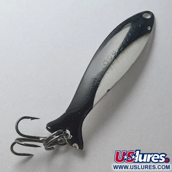  Worth Fly Rod Demon, чорний/білий/нікель, 1,5 г, блесна коливалка (колебалка) #23173