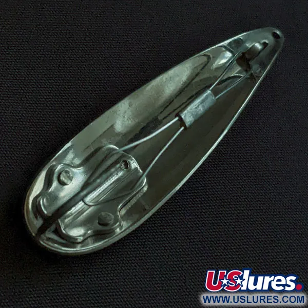 Weedless Bait Company FISHTRAP, червоний/білий/нікель, 8,5 г, блесна коливалка (колебалка) #23191