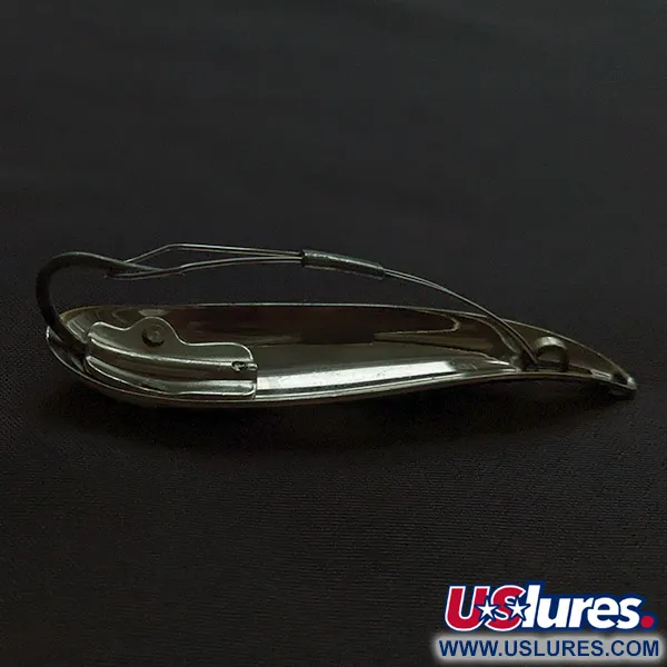 Weedless Bait Company FISHTRAP, червоний/білий/нікель, 8,5 г, блесна коливалка (колебалка) #23191