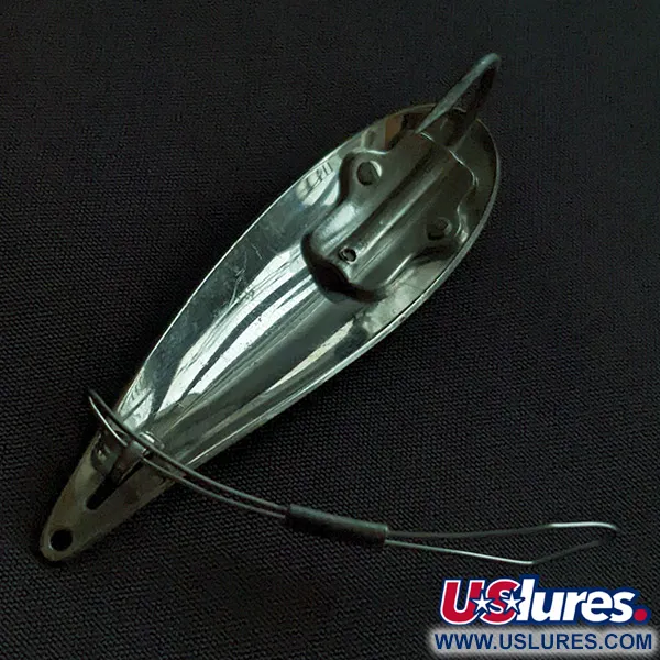 Weedless Bait Company FISHTRAP, червоний/білий/нікель, 8,5 г, блесна коливалка (колебалка) #23191