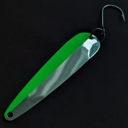 Clear Water 101, нікель/зелений, 4,5 г, блесна коливалка (колебалка) #23201