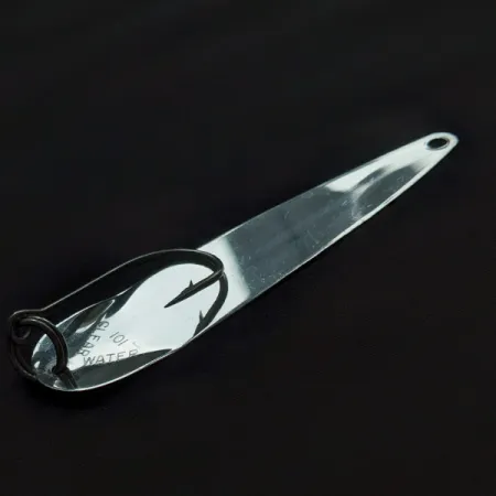 Clear Water 101, нікель/зелений, 4,5 г, блесна коливалка (колебалка) #23201