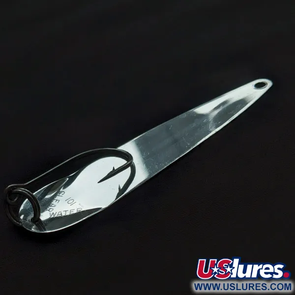  Clear Water 101, нікель/зелений, 4,5 г, блесна коливалка (колебалка) #23201