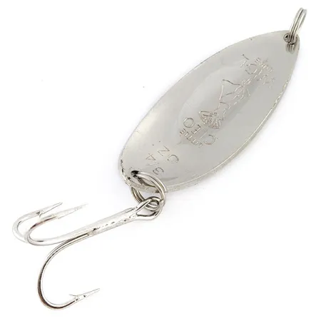 Seneca Little Cleo (Hula Girl), нікель/синій, 21 г, блесна коливалка (колебалка) #23208