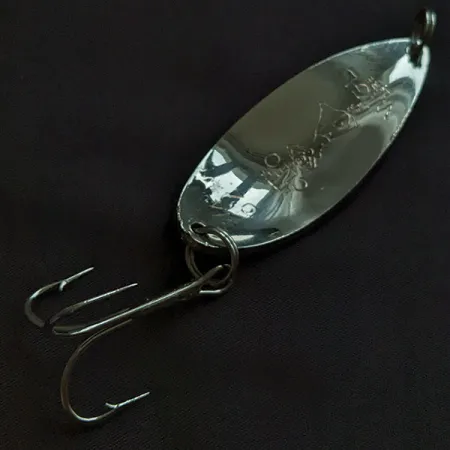 Seneca Little Cleo (Hula Girl), нікель/синій, 21 г, блесна коливалка (колебалка) #23208