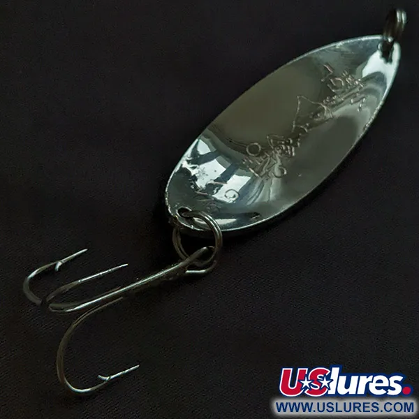 Seneca Little Cleo (Hula Girl), нікель/синій, 21 г, блесна коливалка (колебалка) #23208