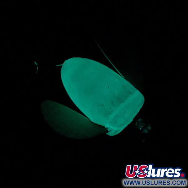 Yakima Bait Worden's Spin-n-Glo Glow, зелений Glow - світиться у темряві, 8 г, блешня оберталка (вертушка) #23210