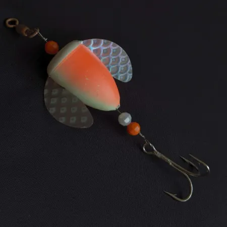 Yakima Bait Worden's Spin-n-Glo Glow, рожевий Glow - світиться у темряві, 8 г, блешня оберталка (вертушка) #23211