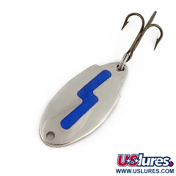  Acme Thunderbolt, нікель/синій, 3,5 г, блесна коливалка (колебалка) #23213
