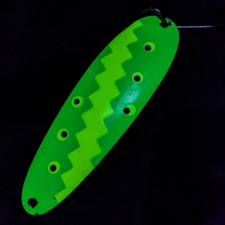 Holey Angel FL-3000 UV, нікель/зелений UV, 7 г, блесна коливалка (колебалка) #23228