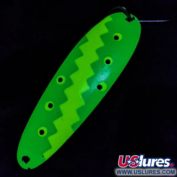  Holey Angel FL-3000 UV, нікель/зелений UV, 7 г, блесна коливалка (колебалка) #23228