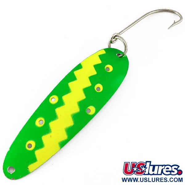  Holey Angel FL-3000 UV, нікель/зелений UV, 7 г, блесна коливалка (колебалка) #23228