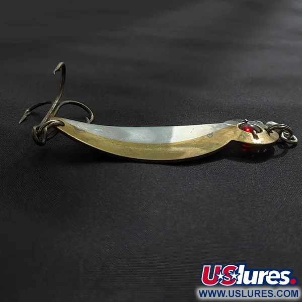  Gibbs One Eye Wiggler, нікель/латунь/червоне око, 14 г, блесна коливалка (колебалка) #23240