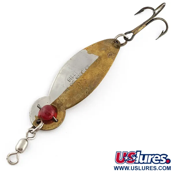  Gibbs One Eye Wiggler, нікель/латунь/червоне око, 14 г, блесна коливалка (колебалка) #23240