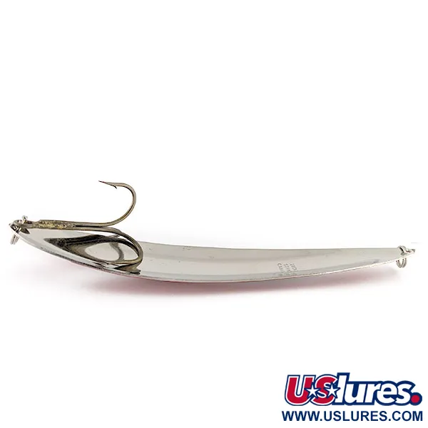  Lucky Strike Canoe Wobbler, нікель/червоний/білий, 45 г, блесна коливалка (колебалка) #23241