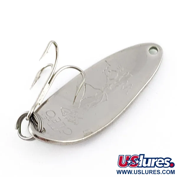 Seneca Little Cleo (Hula Girl), нікель/зелений, 10 г, блесна коливалка (колебалка) #23255