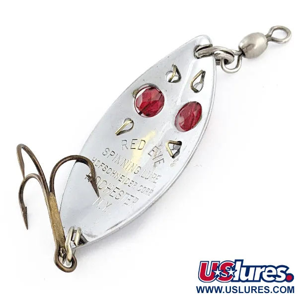 Hofschneider Red Eye Junior, нікель/червоні очі, 7 г, блесна коливалка (колебалка) #23266