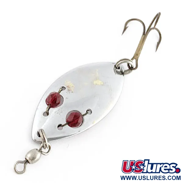 Hofschneider Red Eye Junior, нікель/червоні очі, 7 г, блесна коливалка (колебалка) #23266