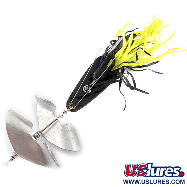 Strike King Timber King Weedless Spoon Buzz, чорний/жовтий, 14 г, блесна коливалка (колебалка) #23269