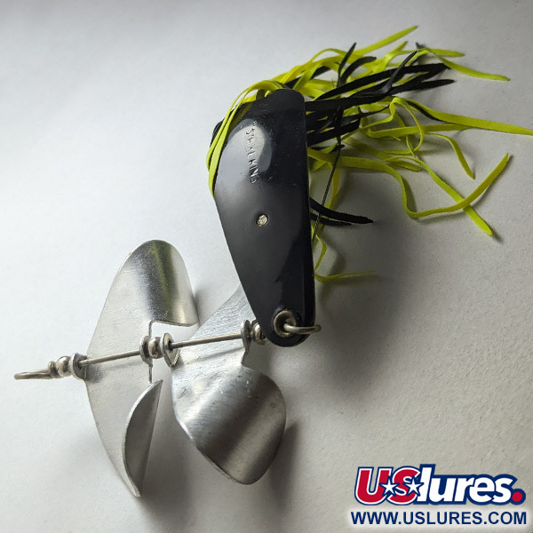 Strike King Timber King Weedless Spoon Buzz, чорний/жовтий, 14 г, блесна коливалка (колебалка) #23269