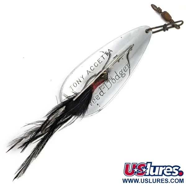  Tony Accetta Weed Doger, нікель, 21 г, блесна коливалка (колебалка) #23270