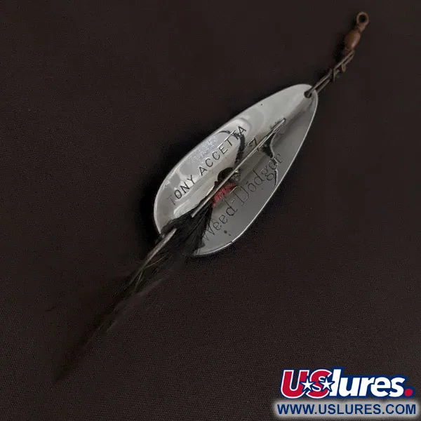  Tony Accetta Weed Doger, нікель, 21 г, блесна коливалка (колебалка) #23270
