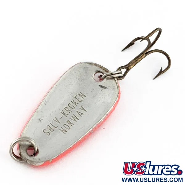  Sølvkroken, hot pink/silver UV, 7 г, блесна коливалка (колебалка) #23271