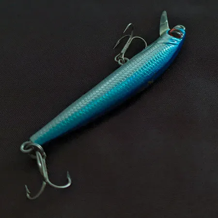 Bass Pro Shops XPS Lazer Eye Minnow, silver/blue, 3 г, воблер #23281