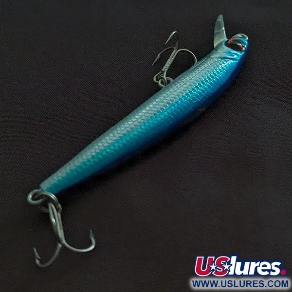  Bass Pro Shops XPS Lazer Eye Minnow, silver/blue, 3 г, воблер #23281