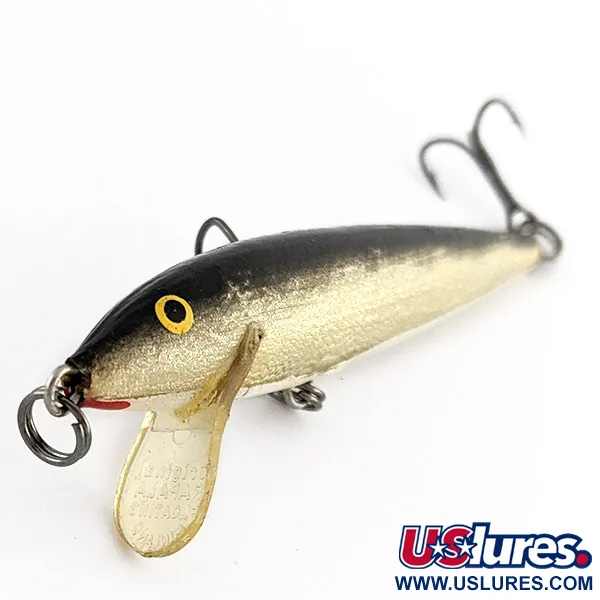  Rapala Original Floater F9 (Finland), S (Silver), 4 г, воблер #23282