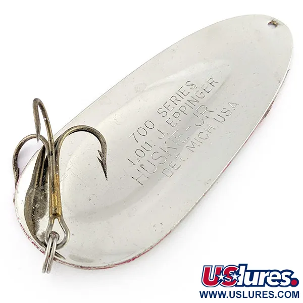 Eppinger Dardevle Huskie Junior 700 series, нікель/червоний, 58 г, блесна коливалка (колебалка) #23288