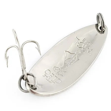 Seneca Little Cleo (Hula Girl), нікель/зелений, 18 г, блесна коливалка (колебалка) #23292