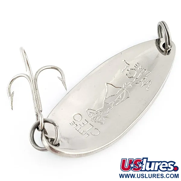 Seneca Little Cleo (Hula Girl), нікель/зелений, 18 г, блесна коливалка (колебалка) #23292