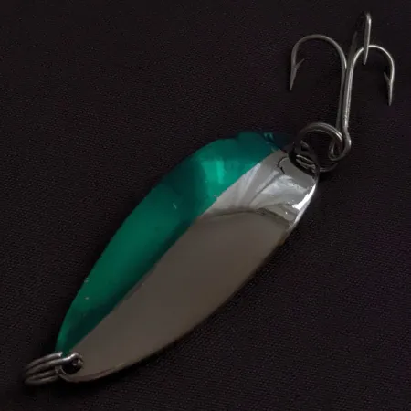 Seneca Little Cleo (Hula Girl), нікель/зелений, 18 г, блесна коливалка (колебалка) #23292