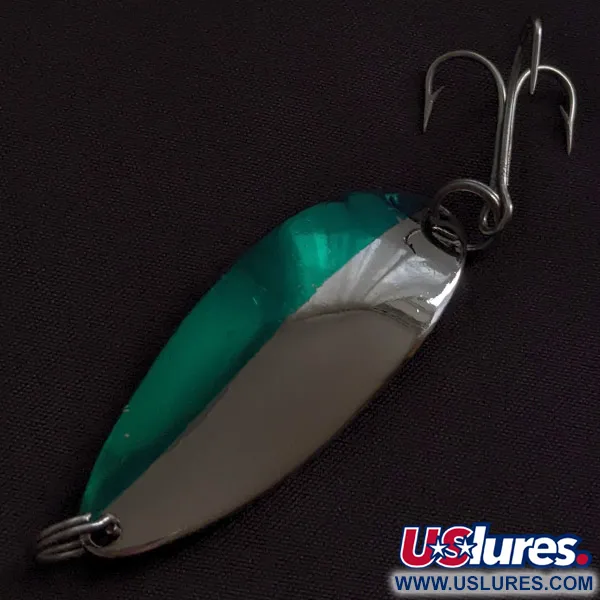 Seneca Little Cleo (Hula Girl), нікель/зелений, 18 г, блесна коливалка (колебалка) #23292