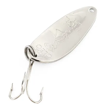 Seneca Little Cleo (Hula Girl), нікель/білі перли, 10 г, блесна коливалка (колебалка) #23293